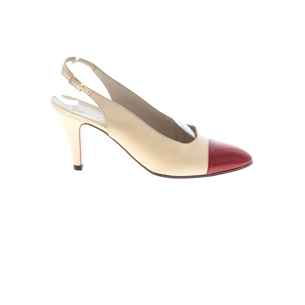 Vtg Chanel Capretto Slingbacks - Picture 2 of 9